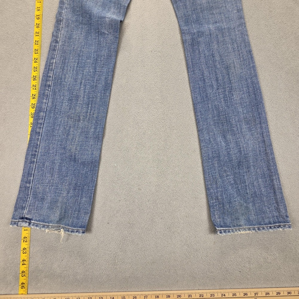 Diesel Jeans Womens 27x34 Blue Lowky Low Rise Slim Straight Made in Italy 008AR - Picture 14 of 16